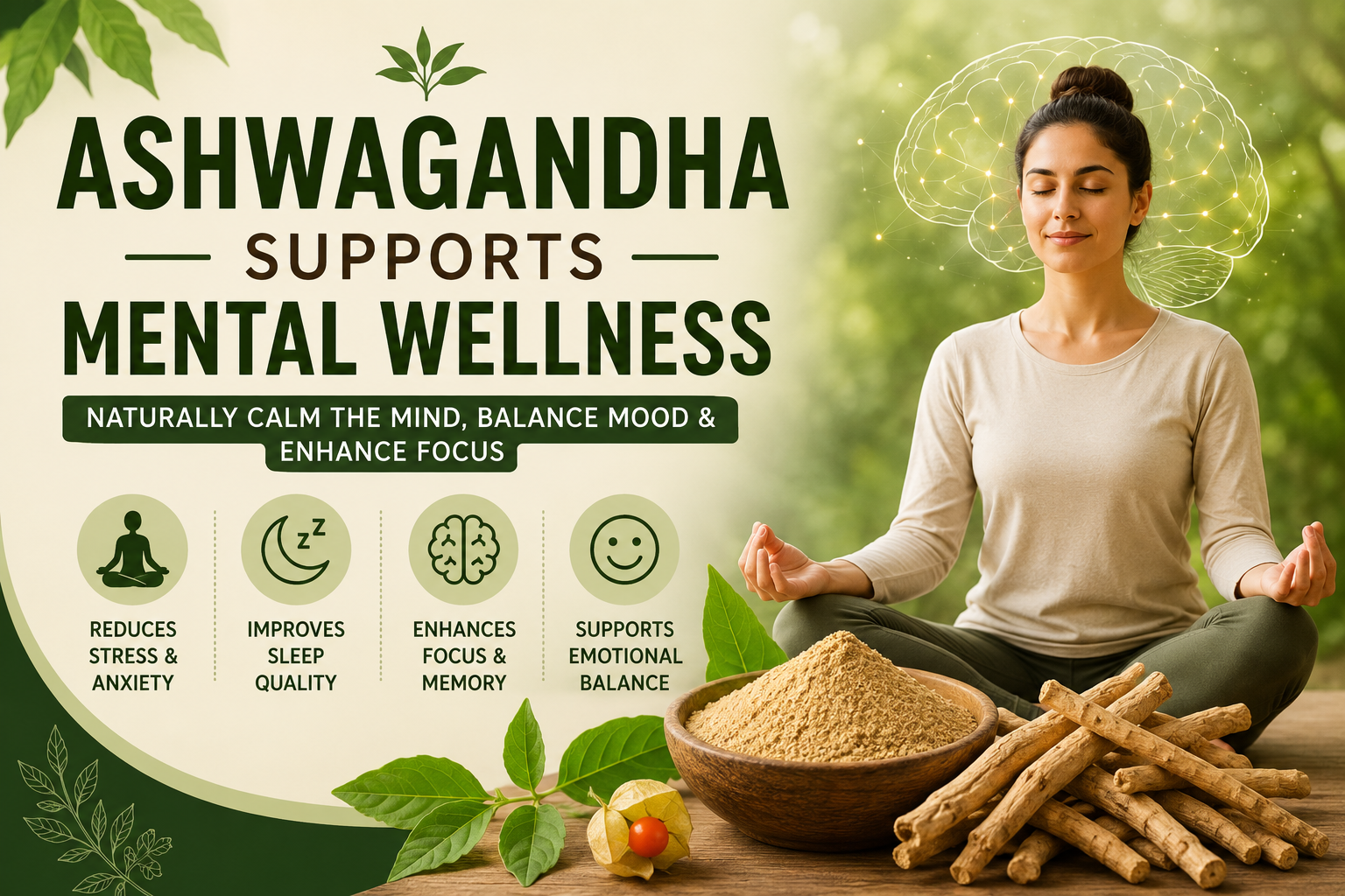 Ashwagandha Supports Mental Wellness Naturally